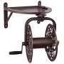 Liberty Garden 710 Navigator Rotating Garden Hose Reel, Holds 125-Feet of 5/8-Inch Hose - Bronze