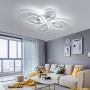 FeiMiao Close to Ceiling Light Fixtures LED Ceiling Light Natural Light White Modern Chandelier Flush Mount Ceiling Light 62W Metal Ceiling Light for Bedroom Aluminum Ceiling lamp 31.5INCH/4000K