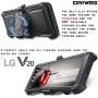 COVRWARE Iron Tank Series CASE for LG V20 with Built-in [Screen Protector] Heavy Duty Full-Body Rugged Holster Armor Case [Belt Swivel Clip][Kickstand] - Black