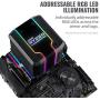 Cooler Master AMD Wraith Ripper ThreadRipper TR4 High Performance CPU Air Cooler, Addressable RGB Threadripper logo’s display, 7 Heat Pipes, Dual Tower Heatsink, Wraith Armor Air-Guide