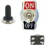 Etopars 3 X Heavy Duty 20A 125V 15A 250V DPST 4 Terminal Pin ON/OFF Rocker Toggle Switch Flick Metal Waterproof Cap Knob Etopars 3 X Heavy Duty 20A 125V 15A 250V DPST 4 Terminal Pin ON/OFF Rocker Toggle Switch Flick Metal Waterproof Cap Knob