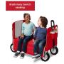 Radio Flyer All-Terrain 3-in-1 EZ Folding Wagon for kids and cargo, Red