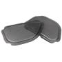 XMMT Black Metal Fairing Mesh Front Speaker Grills Cover Trim Replacement For Harley Road Glide FLTR 1998-2013