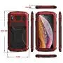 WintMing Compatible with iPhone 11 Case Aluminium Metal Waterproof Case Built-in Screen Shockproof Dustproof Full Body Protector Case Heavy Duty Cover with Kickstand