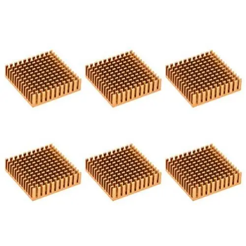 uxcell Electronic Radiator Heatsink for Stepper Motor,3D Printer 40x40x11mm Golden 6pcs uxcell Electronic Radiator Heatsink for Stepper Motor,3D Printer 40x40x11mm Golden 6pcs