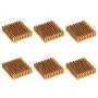 uxcell Electronic Radiator Heatsink for Stepper Motor,3D Printer 40x40x11mm Golden 6pcs uxcell Electronic Radiator Heatsink for Stepper Motor,3D Printer 40x40x11mm Golden 6pcs
