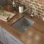 Ruvati 14-inch Undermount Wet Bar Prep Sink Tight Radius 16 Gauge Stainless Steel Single Bowl - RVH7114