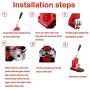 Seeutek Button Maker Machine Button Badge Maker 1 inch 25mm with 500 Pcs Button Parts and 1 inch 25mm Circle Cutter