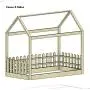 House Bed Frame Toddler Bed PREMIUM WOOD House Bed Frame Toddler Bed PREMIUM WOOD