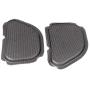 XMMT Black Metal Fairing Mesh Front Speaker Grills Cover Trim Replacement For Harley Road Glide FLTR 1998-2013