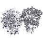 200 Pairs (400 Pieces) Stainless Steel Earrings Posts Flat Pad with Butterfly Earring Backs for Earring Making Findings (Silver)