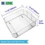 DK SONIC Ultrasonic Cleaner-Commercial Ultrasonic Cleaner with Heater and Basket for Metal Parts,Carburetor,Fuel Injector,Brass,Auto Parts,Engine Parts,Motor Repair Tools,etc (15L, H)