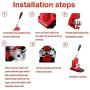 Seeutek Button Maker Machine Badge Maker 1 inch 25mm with 500 Pcs Button Parts and 1 inch 25mm Circle Cutter