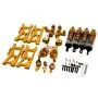 lahomia Metal Upgrade Parts Fits for Wltoys 144001 1/14 - Shock Absorbers & Front Rear Steering Arm & C Carrier - Golden lahomia Metal Upgrade Parts Fits for Wltoys 144001 1/14 - Shock Absorbers & Front Rear Steering Arm & C Carrier - Golden