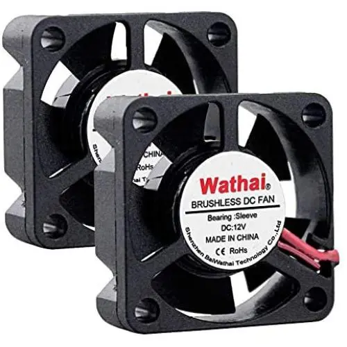 Wathai 30mm x 10mm 12V Small DC Brushless Cooling Fan Wathai 30mm x 10mm 12V Small DC Brushless Cooling Fan