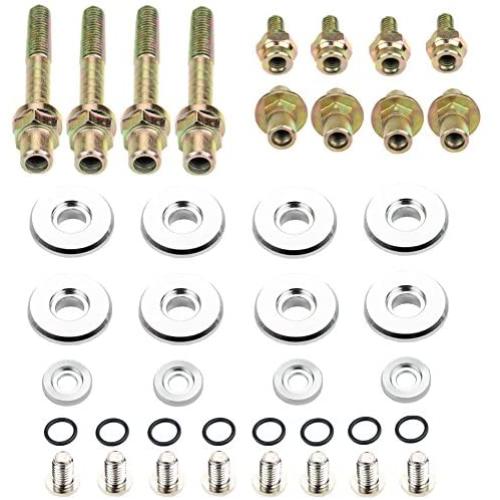 Dewhel B-SERIES B16 B17 B18 VTEC LOW-PROFILE SLIM VALVE COVER HARDWARE WASHER BOLT Color Silver Dewhel B-SERIES B16 B17 B18 VTEC LOW-PROFILE SLIM VALVE COVER HARDWARE WASHER BOLT Color Silver
