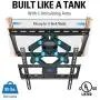Mounting Dream UL Listed TV Mount TV Wall Mount with Swivel and Tilt for Most 32-55 Inch TV, Full Motion TV Mount with Articulating Dual Arms, Max VESA 400x400mm, 99 lbs. Loading, 16 inch Studs MD2380 Mounting Dream UL Listed TV Mount TV Wall Mount with Swivel and Tilt for Most 32-55 Inch TV, Full Motion TV Mount with Articulating Dual Arms, Max VESA 400x400mm, 99 lbs. Loading, 16 inch Studs MD2380