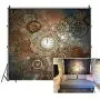 LFEEY 5x5ft Rusty Steampunk Background Vintage Metallic Bronze Clockwork Gears Photo Backdrop Adults Mens Portrait Photography Props Photo Studio Back Drop LFEEY 5x5ft Rusty Steampunk Background Vintage Metallic Bronze Clockwork Gears Photo Backdrop Adults Mens Portrait Photography Props Photo Studio Back Drop
