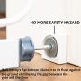 Wall Nanny Mini - Smallest Baby Gate Wall Protector (Made in USA) Protect Walls & Doorways from Pet & Dog Gates - for Child Pressure Mounted Stair Safety Gate - No Safety Hazard on Bottom Spindles