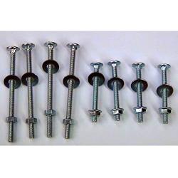 Universal Headboard or Footboard Hardware Nuts and Bolts 4 inches and 2 1/2'' Long