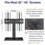 Rentliv Wooden Base Universal TV Stand- Table Top TV Base Stand for 37 to 55 inch TVs - Height Adjustable TV Mount Stand ,VESA 400 x 400mm Rentliv Wooden Base Universal TV Stand- Table Top TV Base Stand for 37 to 55 inch TVs - Height Adjustable TV Mount Stand ,VESA 400 x 400mm