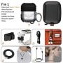 HALLEAST Compatible AirPods 2 Case Cover Wireless Charging, Front LED Visible, 2019 Protective Skins Wraps Compatible Apple AirPods 1 & 2 Case