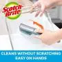 Scotch-Brite Advanced Soap Control Dishwand Brush, Easy On Hands, Antimicrobial, Long Lasting and Reusable