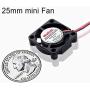 2pcs Wathai DC Brushless Cooler Cooling Fan 25mm x 7mm 5V 2Pin