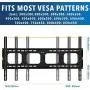 Mount-It! Large Tilting TV Wall Mount Bracket | 42 43 50 55 58 65 70 75 80 Inch | 220 Pound Capacity | VESA Compatible | Low Profile | Flat Screens