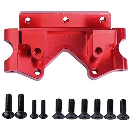 Aluminum Front Bulkhead for Traxxas 2WD Slash Rustler VXL Stampede Bandit 1/10 Truck, Upgrade Parts 2530 2530A, Red