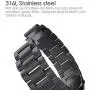 Fintie Band Compatible with Garmin Forerunner 235, Stainless Steel Metal Replacement Watch Strap Bracelet Compatible with Garmin Forerunner 235/220/230/620/630/735XT Smartwatch, Black Fintie Band Compatible with Garmin Forerunner 235, Stainless Steel Metal Replacement Watch Strap Bracelet Compatible with Garmin Forerunner 235/220/230/620/630/735XT Smartwatch, Black