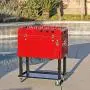 Clevr 68 Quart Qt Red Patio Cooler Ice Chest with Foosball Table Top, Portable Patio Party Bar Cold Drink Rolling Cart on Wheels with Tray Shelf,17 Gallon/ 65L Outdoor Rolling Beverage Cart Clevr 68 Quart Qt Red Patio Cooler Ice Chest with Foosball Table Top, Portable Patio Party Bar Cold Drink Rolling Cart on Wheels with Tray Shelf,17 Gallon/ 65L Outdoor Rolling Beverage Cart