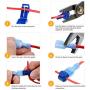 Nilight - 50004R 120 Pcs/60 Pairs Quick Splice Wire Terminals T-Tap Self-stripping with Nylon Fully Insulated Male Quick Disconnects Kit, 2 Years Warranty Nilight - 50004R 120 Pcs/60 Pairs Quick Splice Wire Terminals T-Tap Self-stripping with Nylon Fully Insulated Male Quick Disconnects Kit, 2 Years Warranty