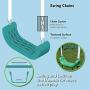 Sportspower My First Metal Swing Set with Slide, Green/White