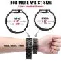 Supoix 38mm/40mm Large Bands Compatible with Apple Watch Series 5 4 40mm/Series 3/2/1 38mm, Stainless Steel Metal Link Replacement Wristbands Strap for Women(Space Black)