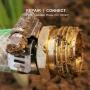 Solid Brass Garden Hose Repair Kit,Hose Connector,2 PCs Female Hose End/Mender,Fits All 3/4-Inch Garden Hose