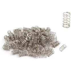 XJS Metal Compression Spring Silver Tone (0.8x11x21mm 20 Pcs)