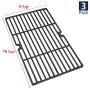 DcYourHome Cast Iron Cooking Grid Grate Replacement Parts for Uniflame GBC1059WE-C, GBC1059WB-C, 16 1/4‘’ BBQ Grill Grates Repair Part for Backyard Grill BY13-101-001-13 Gas Grill Model, 3 Pcs