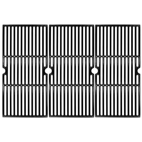 Hongso 19 1/16 Inch Porcelain Coated Cast Iron Cooking Grate Grid Grill Replacement for Brinkmann 810-1750-S, 810-1751-S, 810-3551-0 Gas Grill Models, BBQ Grill Grates, Set of 3 (PCB006) Hongso 19 1/16 Inch Porcelain Coated Cast Iron Cooking Grate Grid Grill Replacement for Brinkmann 810-1750-S, 810-1751-S, 810-3551-0 Gas Grill Models, BBQ Grill Grates, Set of 3 (PCB006)
