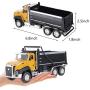 Kids Construction Vehicles Toys, Dump Truck, Digger, Mixer Truck, 1/50 Scale Metal Collectible Model Tractor Toy Cars, Pull Back Car Toys Birthday Gift Educational Toys for Boys 3, 4, 5 Year Olds