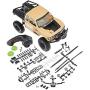 Axial SCX10 II Trail Honcho 4WD RC Rock Crawler Off-Road 4x4 Electric RTR with 2.4Ghz Radio, Waterproof ESC & LED Lights, 1/10 Scale RTR (Tan)
