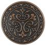 Bezelry 12 Pieces Celtic Flowers Metal Shank Buttons. 23mm (7/8 inch) (Antique Copper) Bezelry 12 Pieces Celtic Flowers Metal Shank Buttons. 23mm (7/8 inch) (Antique Copper)