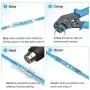 TICONN 200PCS Heat Shrink Butt Connectors Kit, Insulated Waterproof Electrical Marine Automotive Wire Crimp Terminals, Butt Splice (3 Colors / 3 Sizes) TICONN 200PCS Heat Shrink Butt Connectors Kit, Insulated Waterproof Electrical Marine Automotive Wire Crimp Terminals, Butt Splice (3 Colors / 3 Sizes)