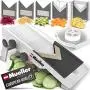 Mueller Austria Premium Quality V-Pro Multi Blade Adjustable Mandoline Cheese/Vegetable Slicer, Cutter, Shredder with Precise Maximum Adjustability