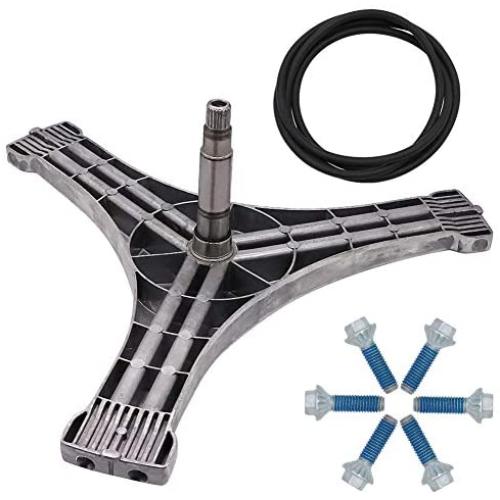 Primeswift DC97-15491A Flange Shaft Assembly&DC60-40137A Washing Machine Hex Bolt (6pcs)&DC69-00804A Washer Tub Seal Gasket Compatible with Samsung 2077008,AP4203183