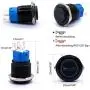 Taiss 12V 19mm Car Horn Speaker Momentary Push Button Switch SPDT Red LED Light 3/4'' Mounting Hole Raised Black Metal Toggle Switch For Car Boat Truck Tarin Electric Horn Button ModificationG19LB-BK-R Taiss 12V 19mm Car Horn Speaker Momentary Push Button Switch SPDT Red LED Light 3/4'' Mounting Hole Raised Black Metal Toggle Switch For Car Boat Truck Tarin Electric Horn Button ModificationG19LB-BK-R