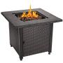 Endless Summer 30'' Outdoor Propane Gas Rock Top Fire Pit (Lava Rocks)