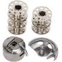 HEEPDD Bobbin Case, Bobbins Bobbin Case Shuttle Hook Set Household Sewing Machine Parts for Old Style Household Sewing Machine