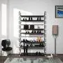 Awenia 10 Tiers Shoe Rack Organizer 60 Pairs,Adjustable Shoes Shelf Tower Metal Tall for Closet with Spare Parts,DIY Assembly, Black Awenia 10 Tiers Shoe Rack Organizer 60 Pairs,Adjustable Shoes Shelf Tower Metal Tall for Closet with Spare Parts,DIY Assembly, Black