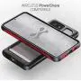 Ghostek Atomic Slim Galaxy S20 Clear Case with Super Tough Space Metal Bumper Design Military Grade Armor Heavy Duty Protection Wireless Charging Compatible 2020 Galaxy S20 5G (6.2 Inch) - (Red)